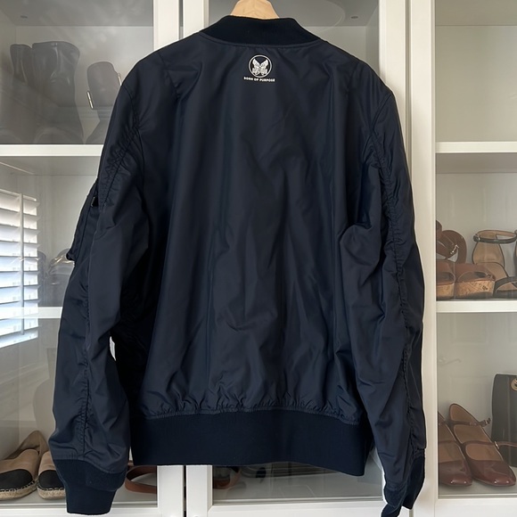 Alpha Industries Bomber Jacket - Navy Blue - Picture 5 of 10